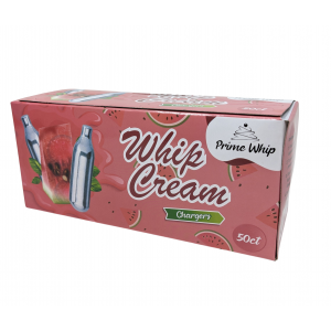 Prime Whip Charger 50ct Display - 12pk Master case [PWP50] [FOOD PURPOSE ONLY]
